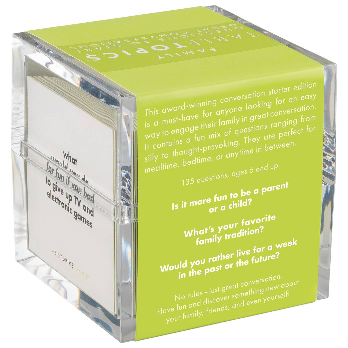TableTopics - FAMILY - Award-Winning Family Activity and Card Game