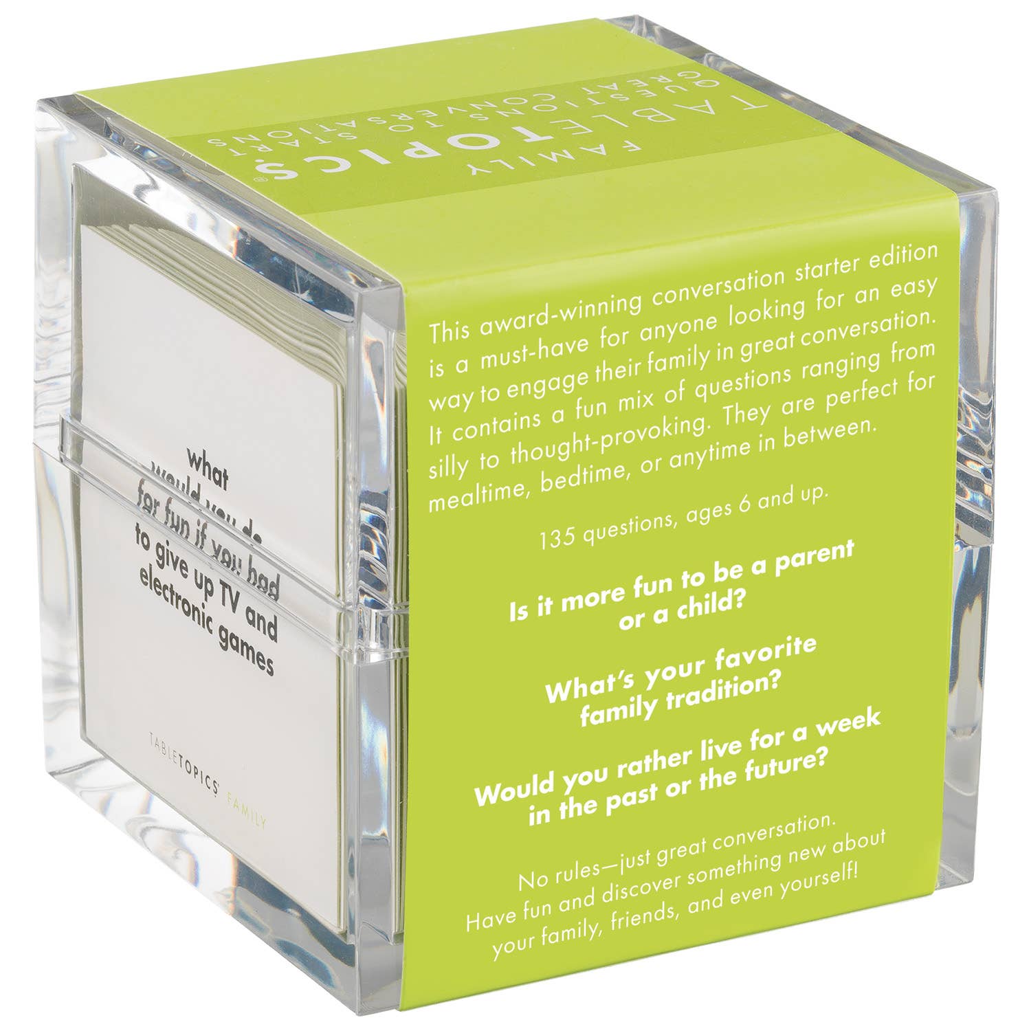 TableTopics - FAMILY - Award-Winning Family Activity and Card Game