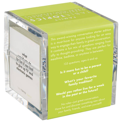 TableTopics - FAMILY - Award-Winning Family Activity and Card Game