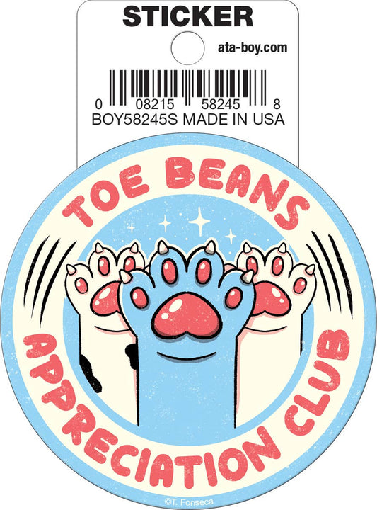 Tobe Fonseca Toe Beans Cat Sticker