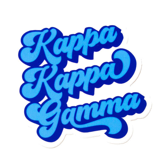 RETRO Decal Sticker - Kappa Kappa Gamma