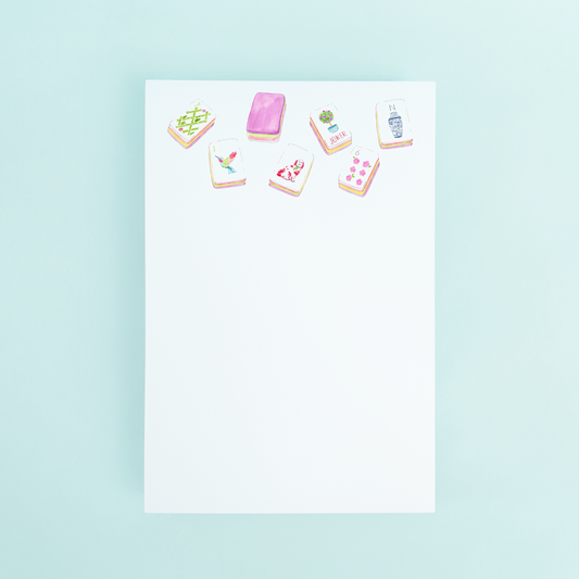 Large Mahjong Tiles Notepad