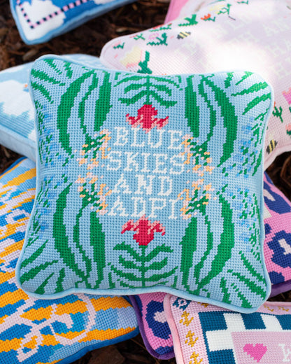 ADPi Needlepoint Pillow