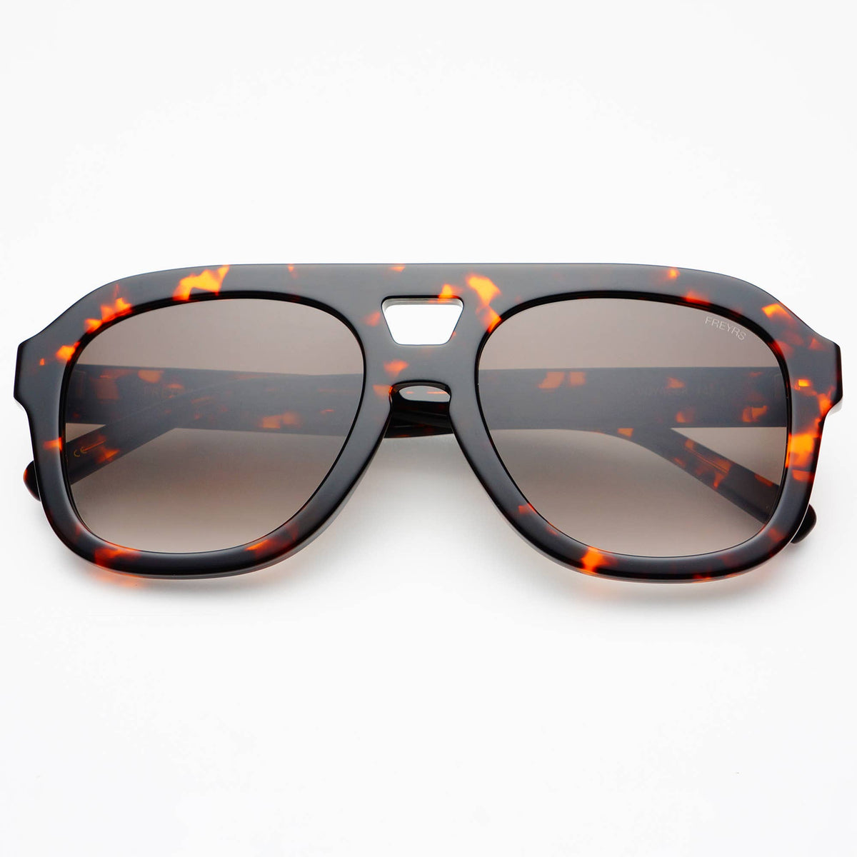 Voyager Aviator Sunglasses: Tortoise