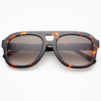 Voyager Aviator Sunglasses: Tortoise