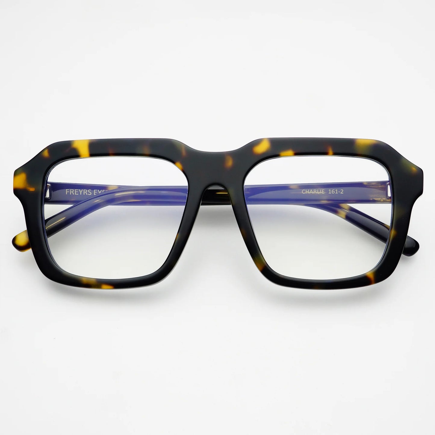 Charlie Blue Light Reading Glasses - Yellow Tortoise