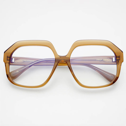 Stella Blue Light Reading Glasses - Brown