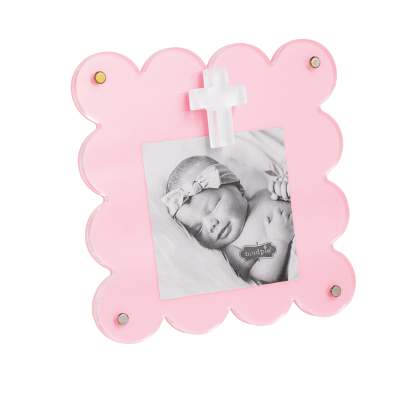 Acrylic Cross Frame - Pink