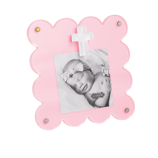 Acrylic Cross Frame - Pink
