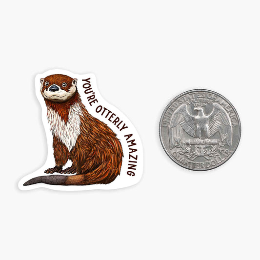 Otterly - Mini Sticker