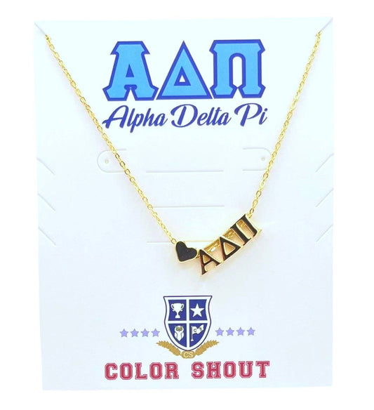 ADPi Heart Necklace
