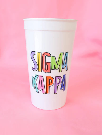 "Bring on the Fun" Sorority Stadium Cup - Sigma Kappa