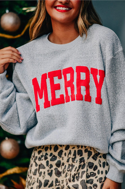 Merry Knit Sweatshirt