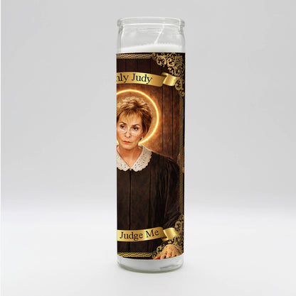 Saint Only Judy Can Judge Me Candle