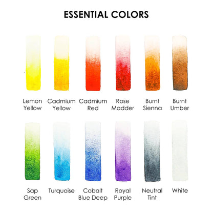 Pocket Watercolor - 12 Essential