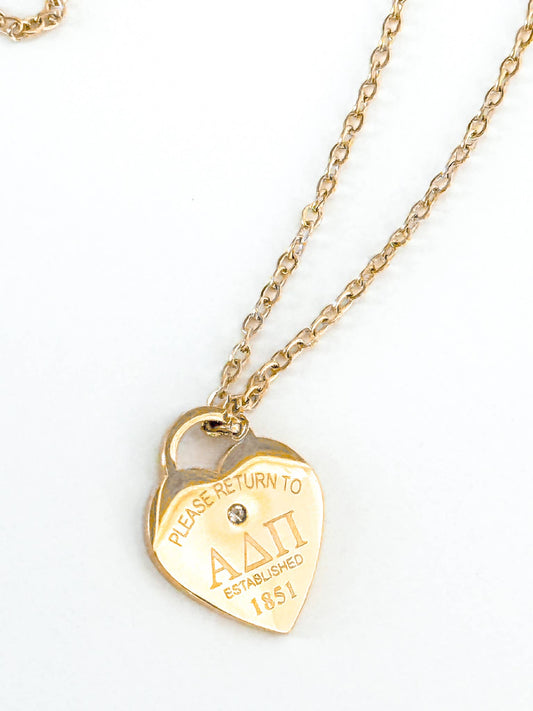 ADPi Please Return Necklace