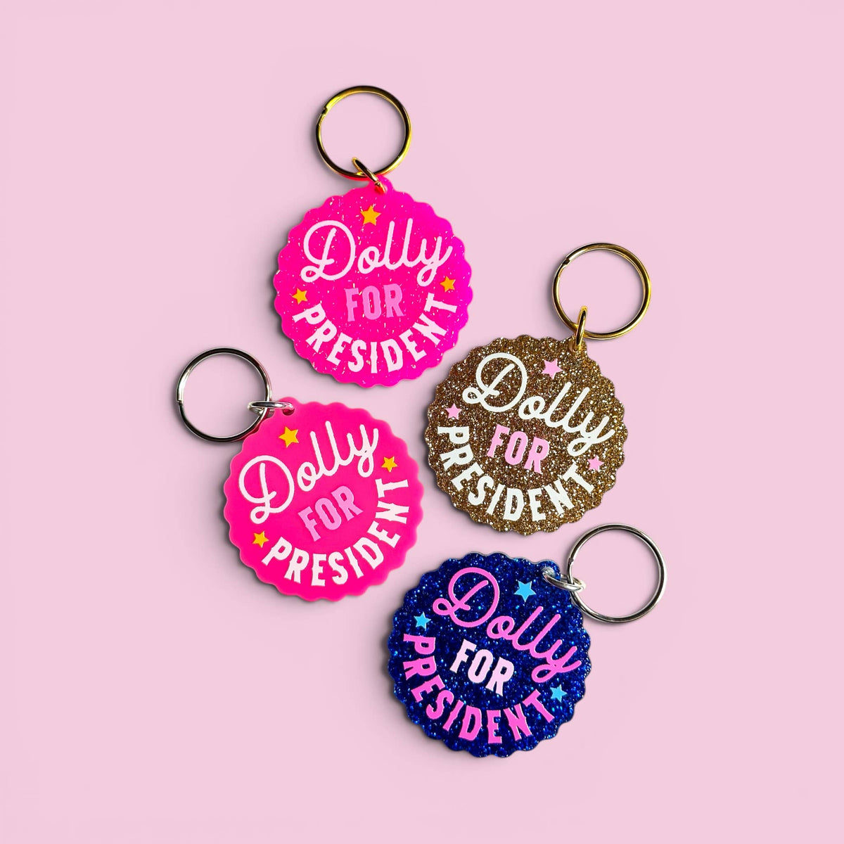 Dolly For President - Keychain