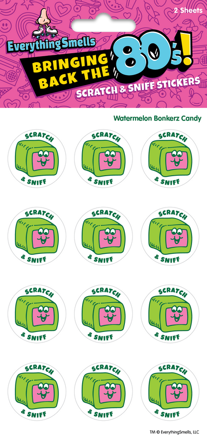 Watermelon Bonkerz Scratch & Sniff Sticker
