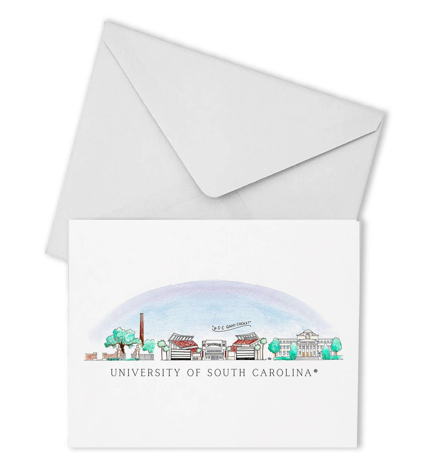 South Carolina Skyline Boxed Note Cards