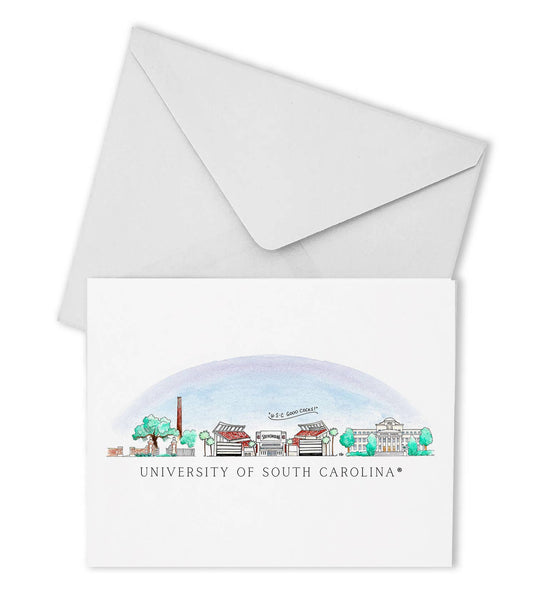 South Carolina Skyline Boxed Note Cards