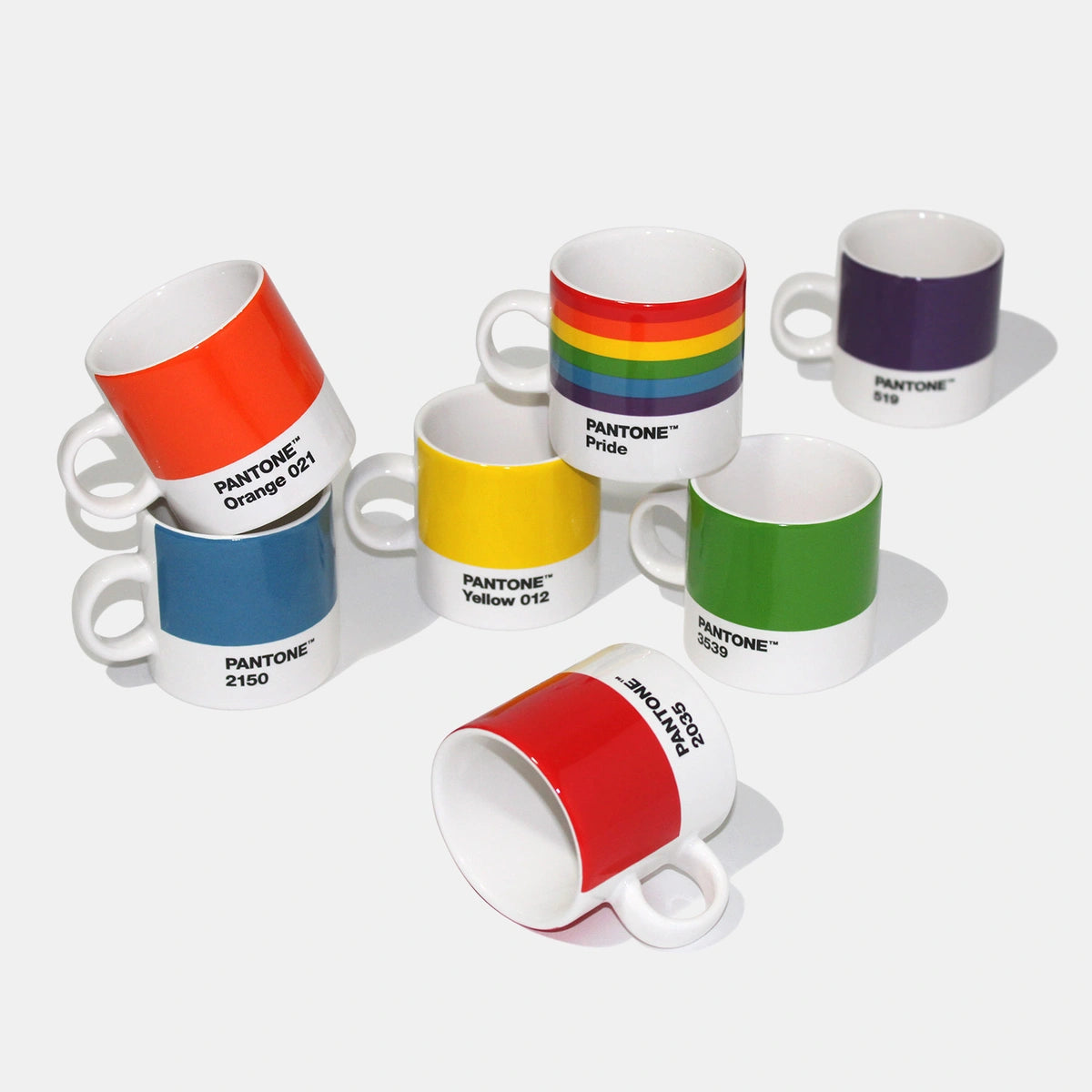 Pantone Espresso Cup 7-Piece Set - Pride