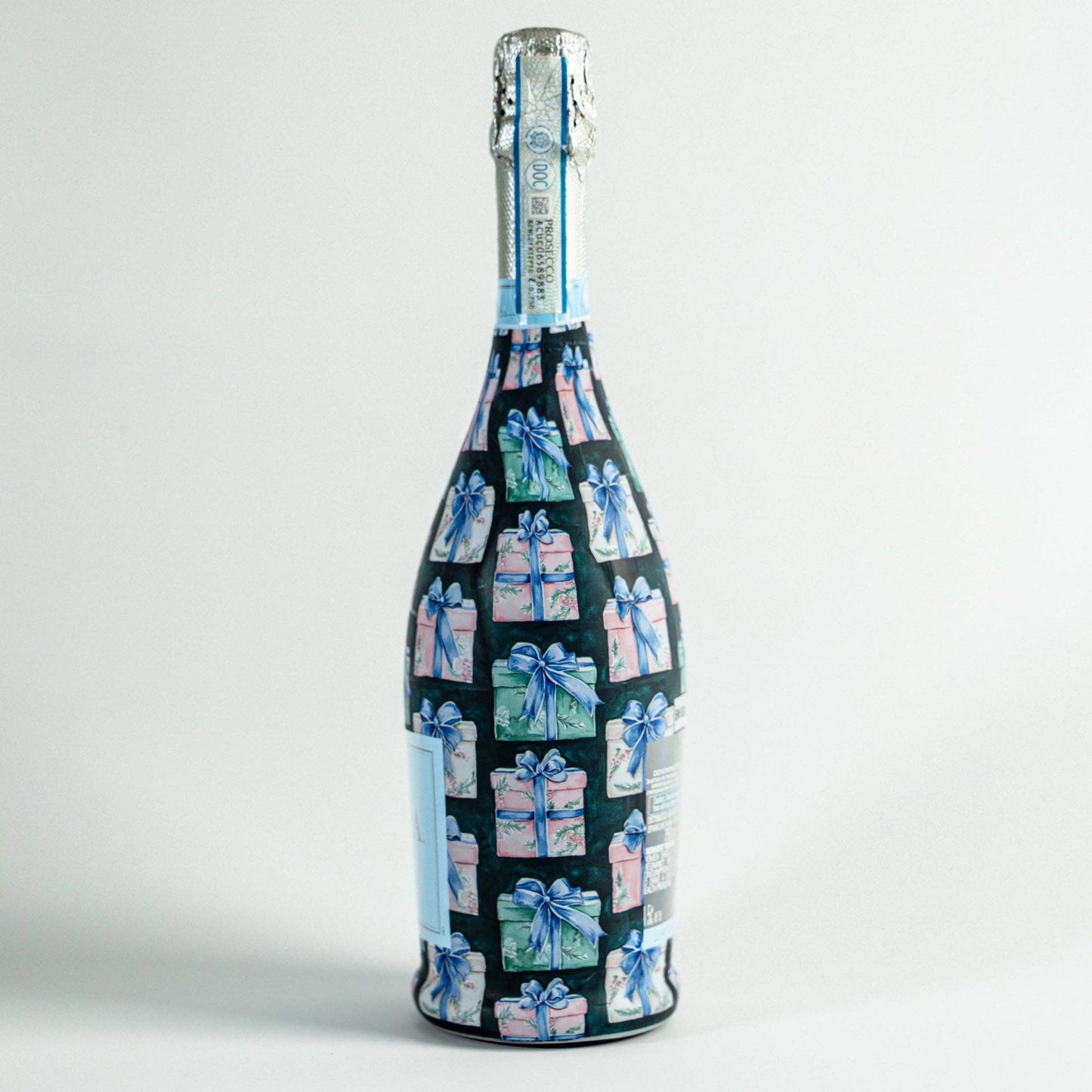 Prosecco Bottle Wrap - Gift of Christmas