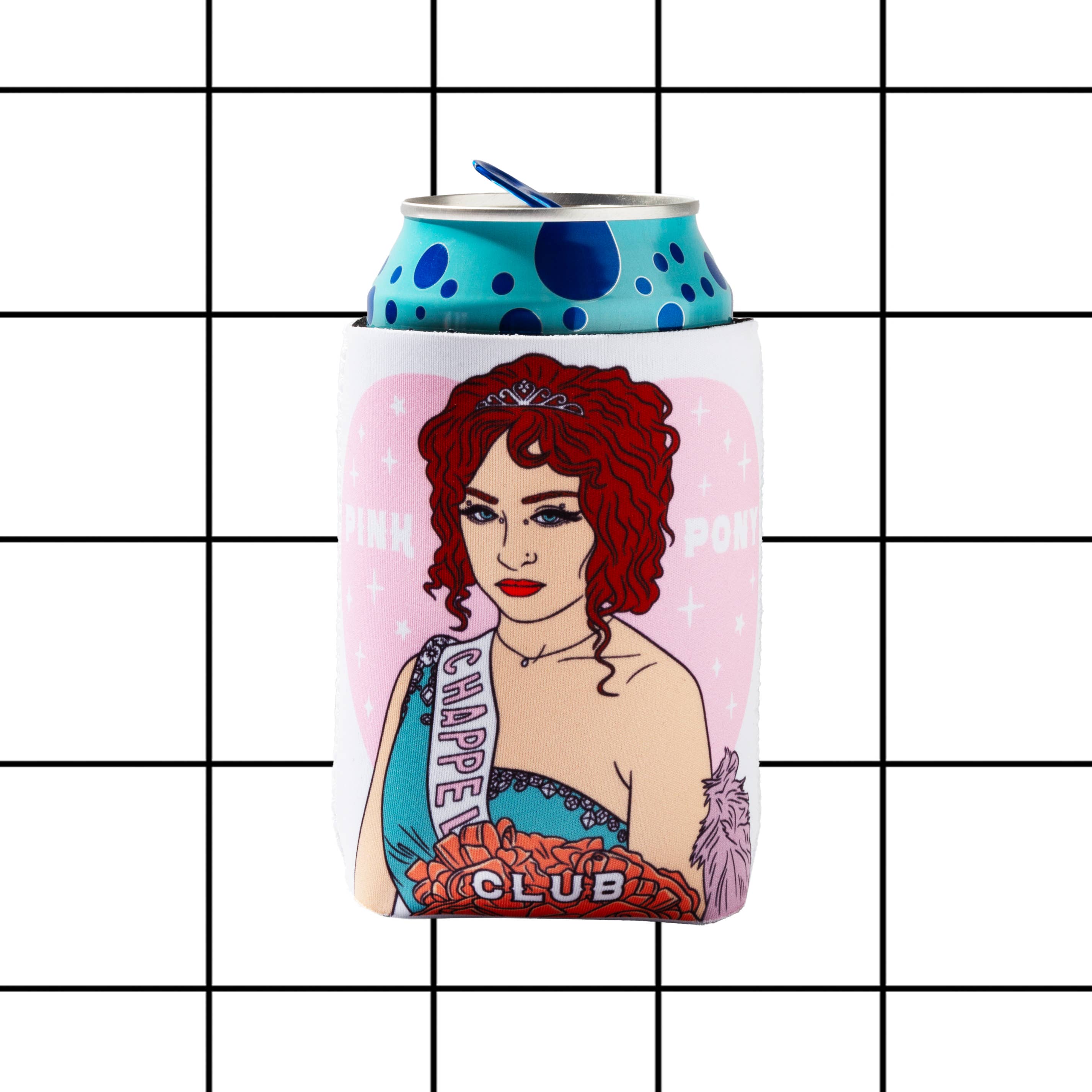 Chappell Roan Pink Pony Club Koozie