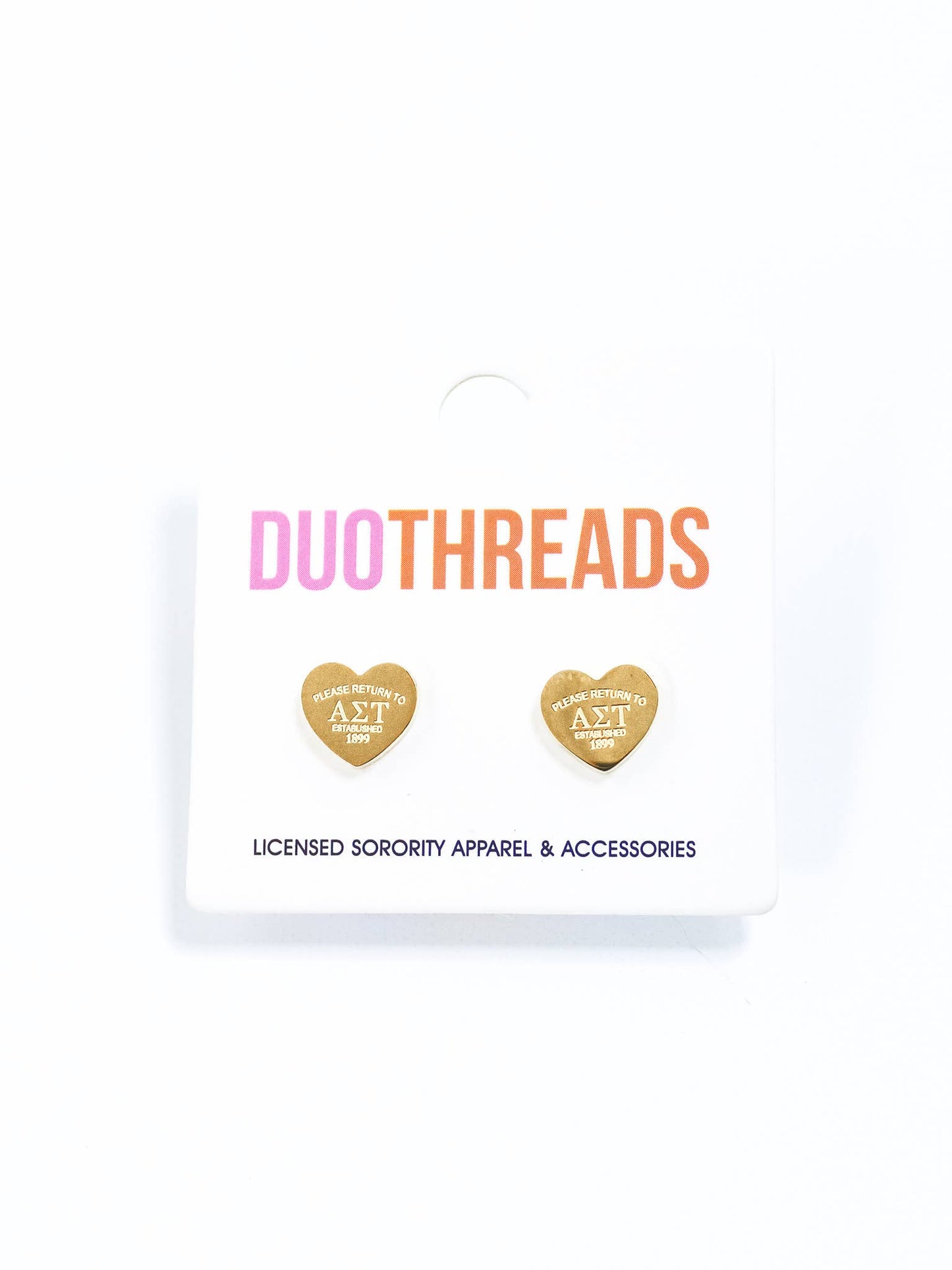 Theta Heart Earrings