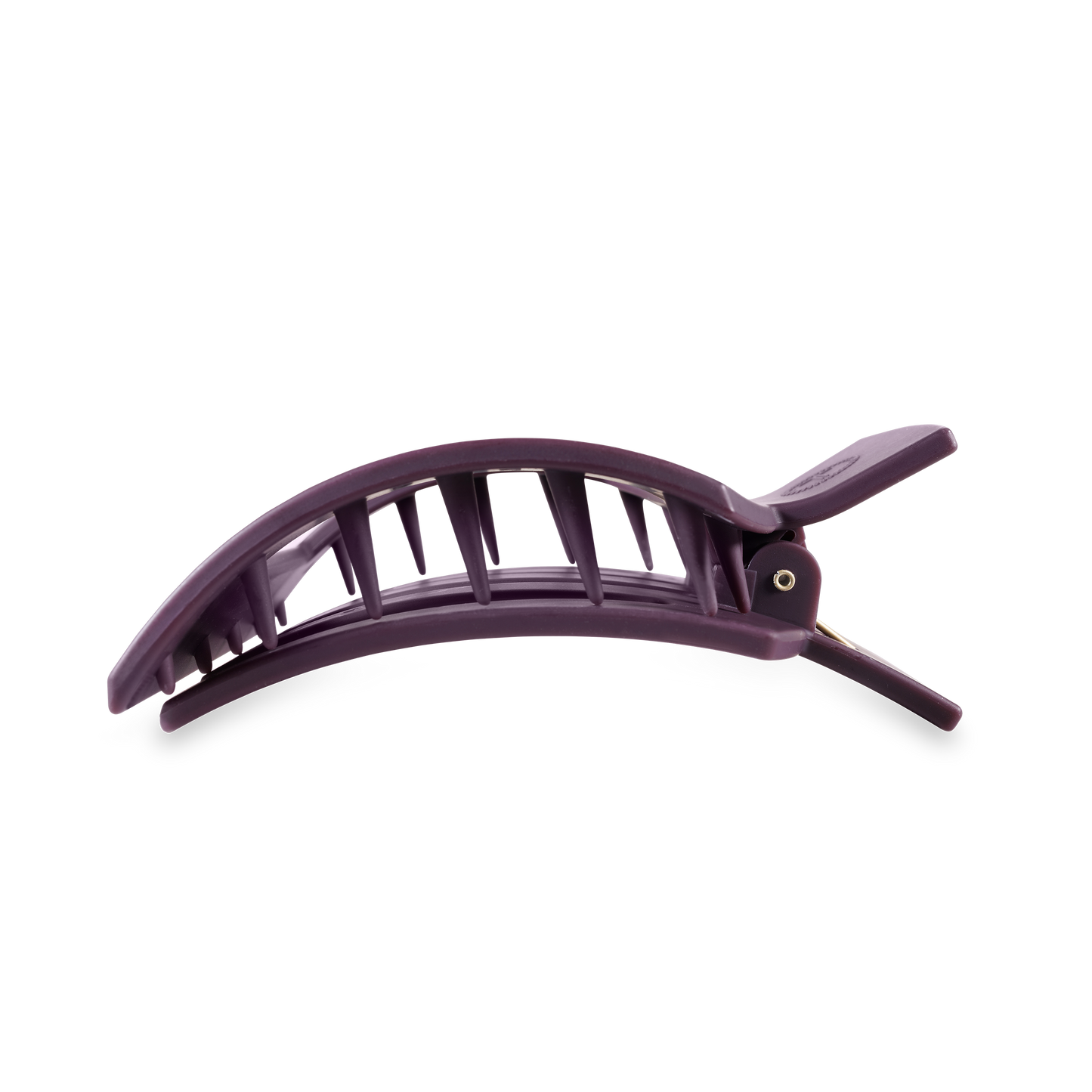 TELETIES - Burgundy Bliss Large Flat Square Hair Clip