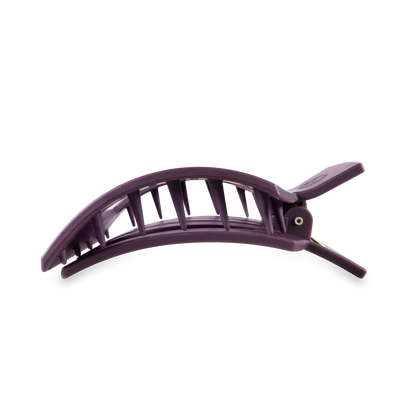 TELETIES - Burgundy Bliss Large Flat Square Hair Clip