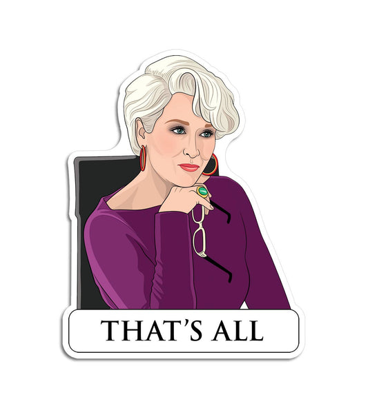 Devil Wears Prada - That's All Sticker