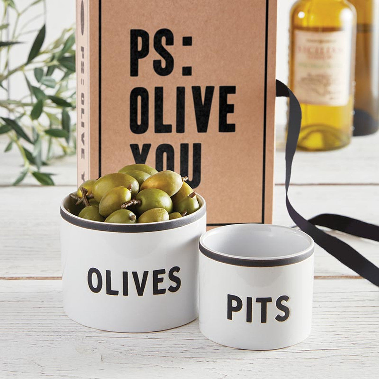 Olive + Pit Bowls Book Box