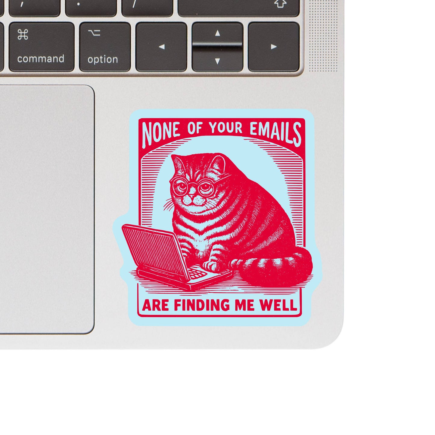 Emails Finding Me Well Sticker