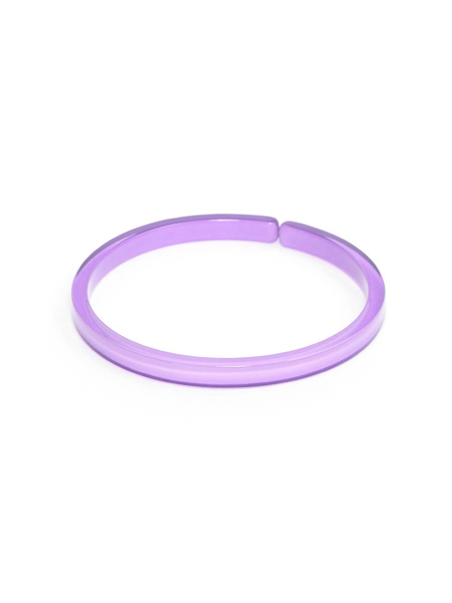 Lauren Resin Bracelet - Neon Blue