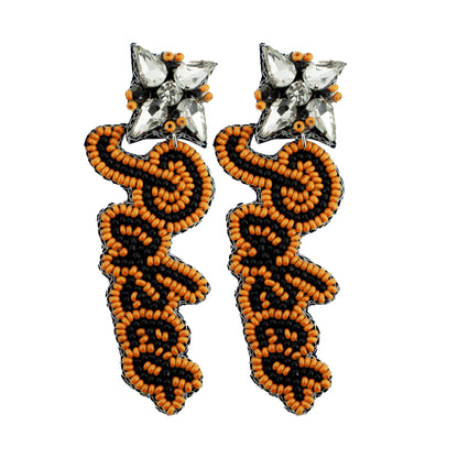 Carolina Rhinestone Beaded Earrings