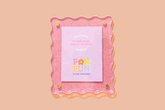 Magnetic Frame - Pink Glitter
