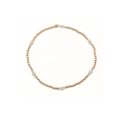 The Aspen Bracelet Collection: White Opal