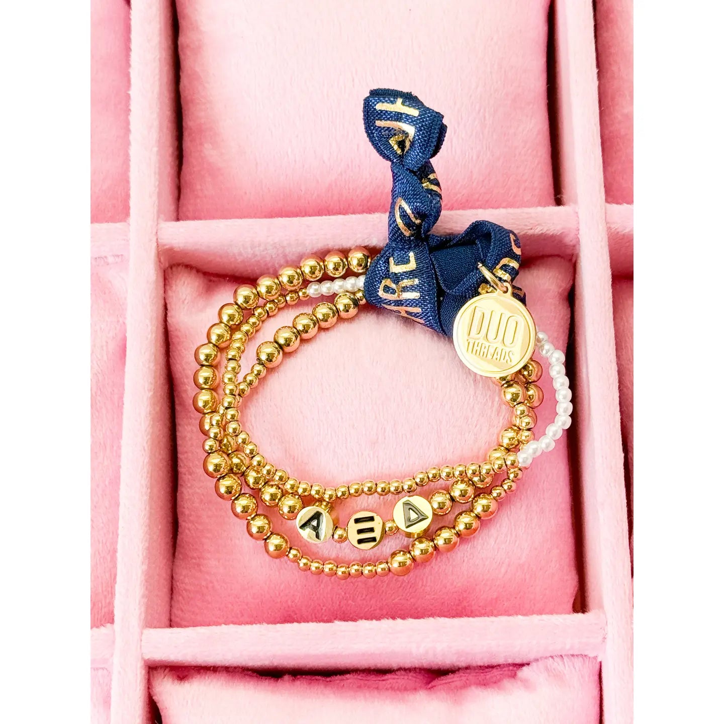 AXiD Gold Stack Bracelet