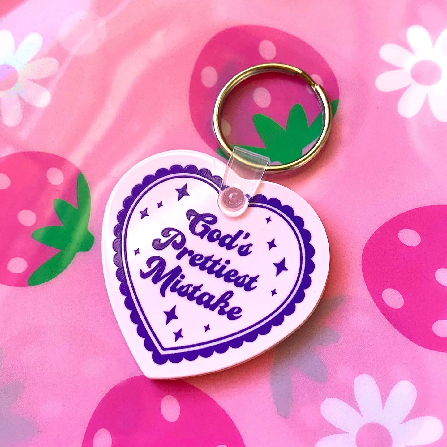 God's Prettiest Mistake Keychain