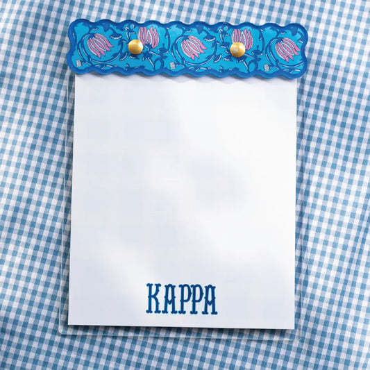 Block Print Notepad - Kappa Kappa Gamma