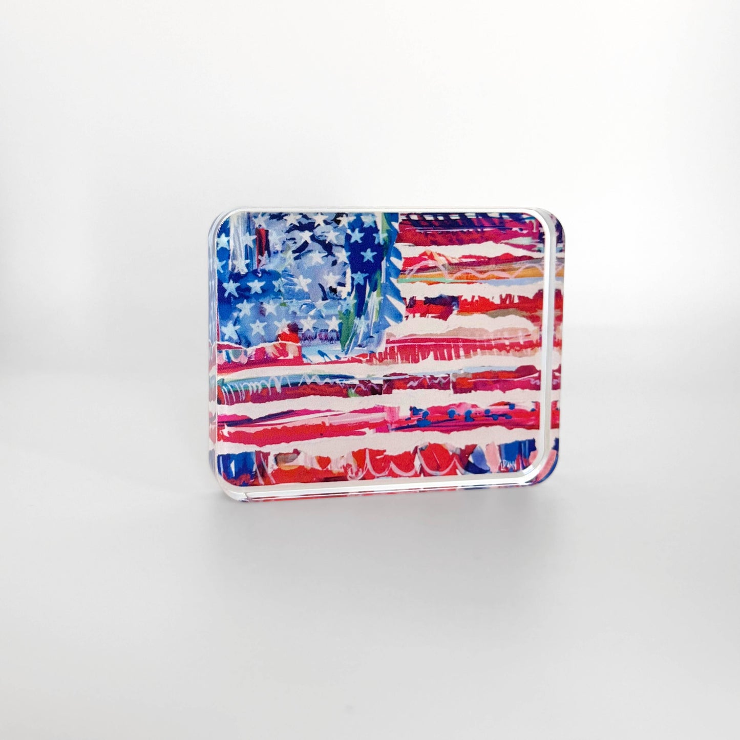 250th Old Glory Acrylic Flag: Bitty