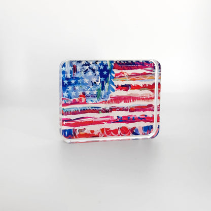 250th Old Glory Acrylic Flag: Large