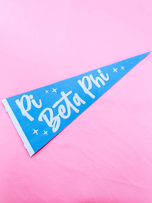 Stardust Pennant Flag - Pi Phi