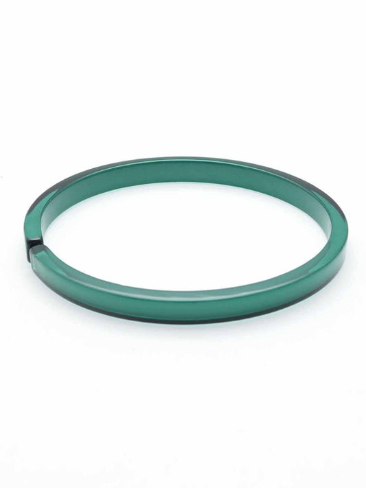 Lauren Resin Bracelet - Dark Green