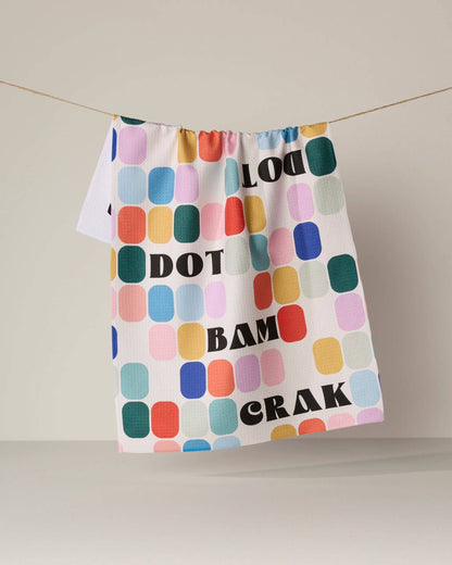 Tile Talk Tea Towel - Mahjong