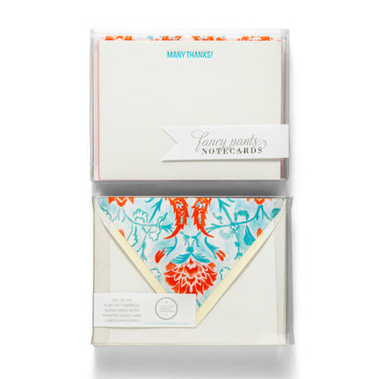 Many Thanks! Letterpress Flat Notecards