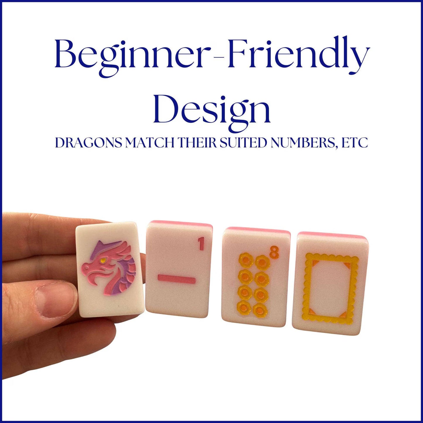 Luna Tiles - Heirloom Engraved Mahjong Tile Set - Modern
