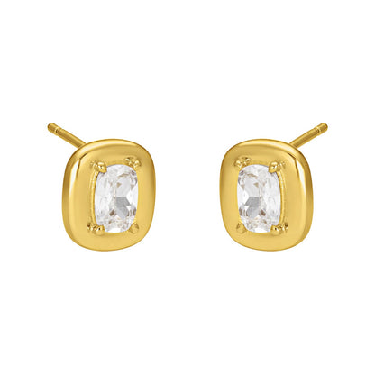 DAHLIA STUDS: GOLD