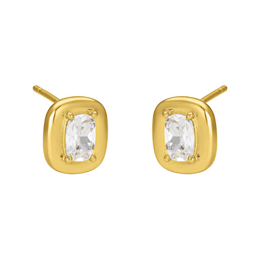 DAHLIA STUDS: GOLD