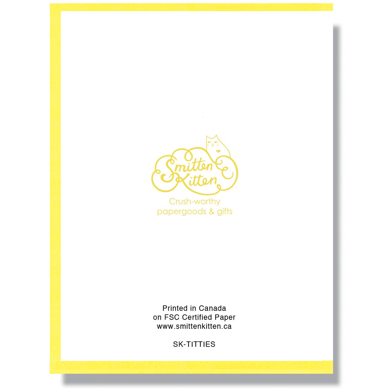 You're The Kitties' Titties Card